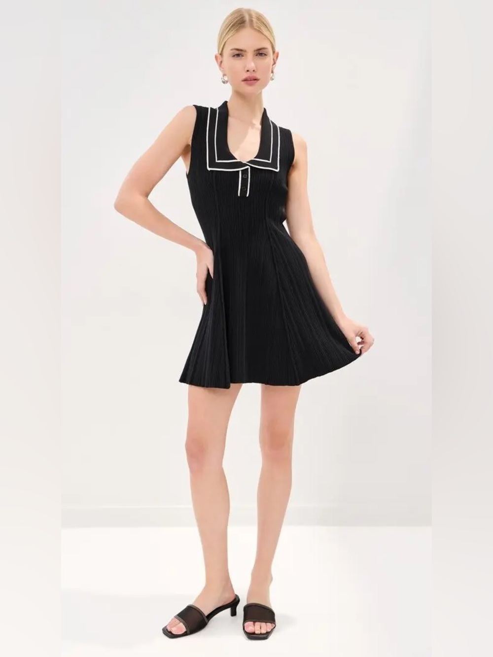 NWT- LE BOP - Maren Ribbed Dress XS